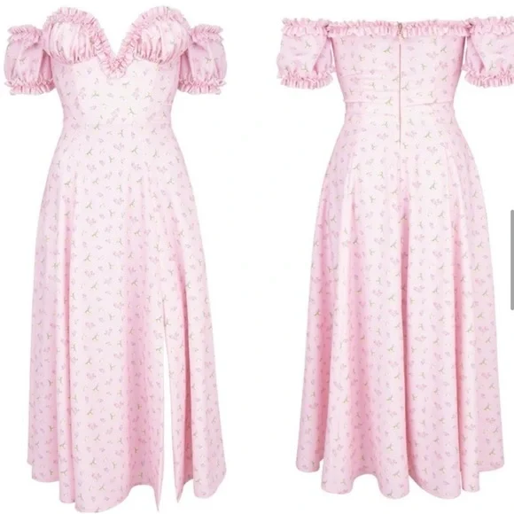 House of CB Lauren Floral Off-Shoulder Dress - Picture 9 of 9